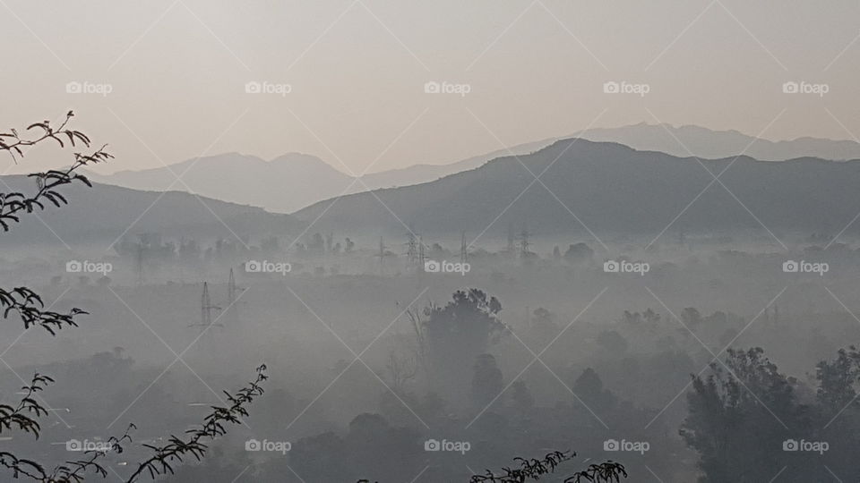 Fog, Mist, Landscape, Dawn, Sky