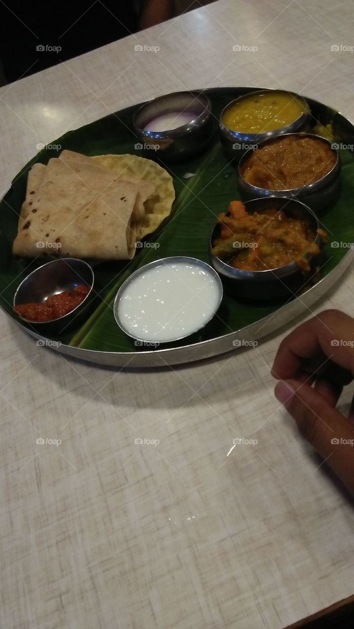 indian thali (food)