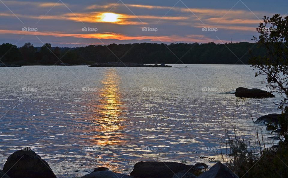 Sunset from Stekön, Ronneby sweden