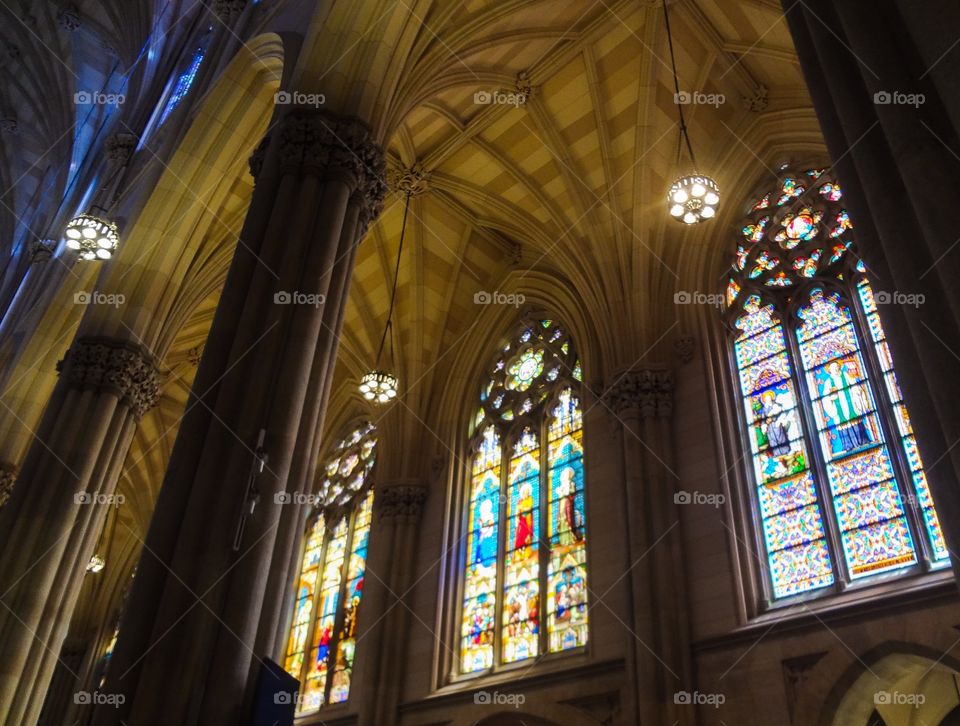 Windows Inside Saint Patrick's