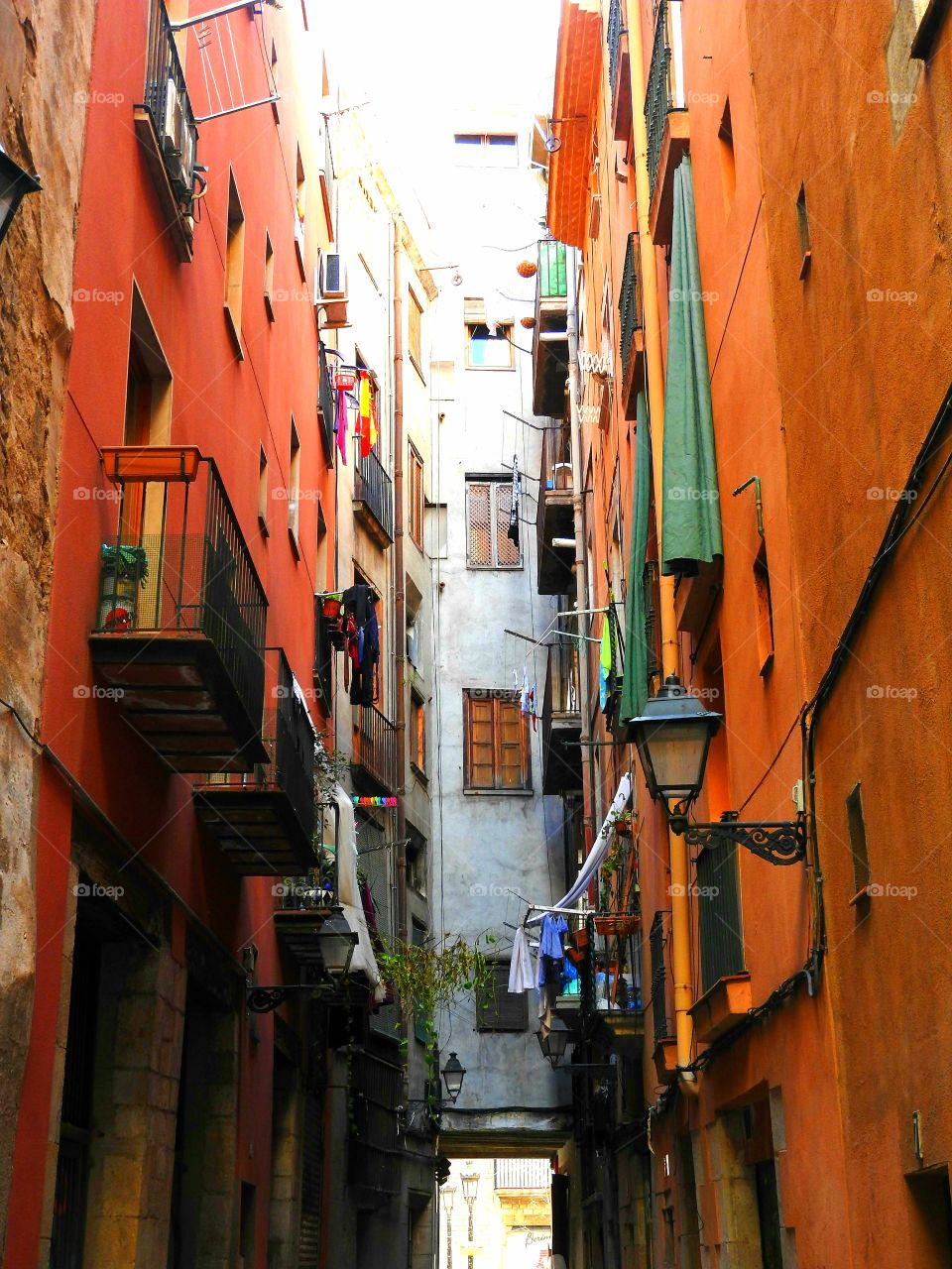 Alley in Barcelona