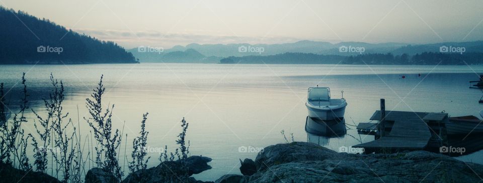 Early morning on the water