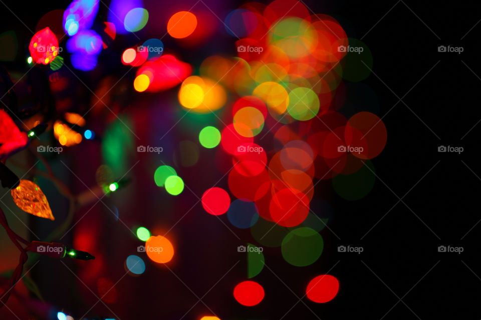 Abstract Christmas Lights