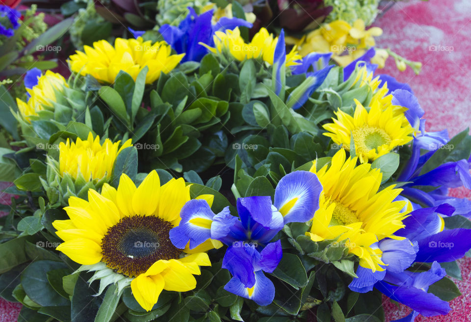 Sunflowers bouquet 