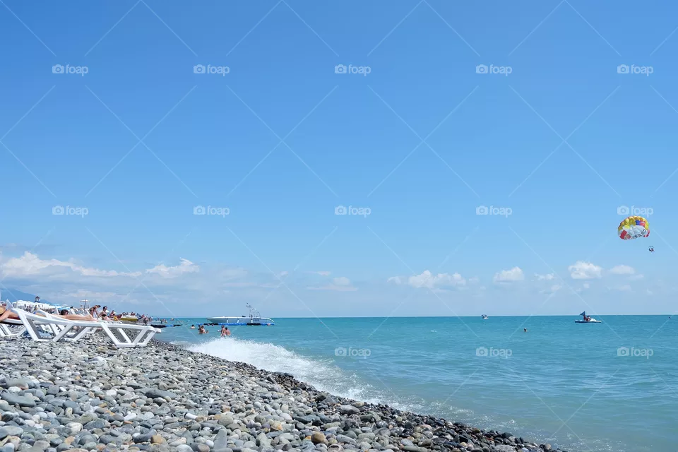 Sea. Beach