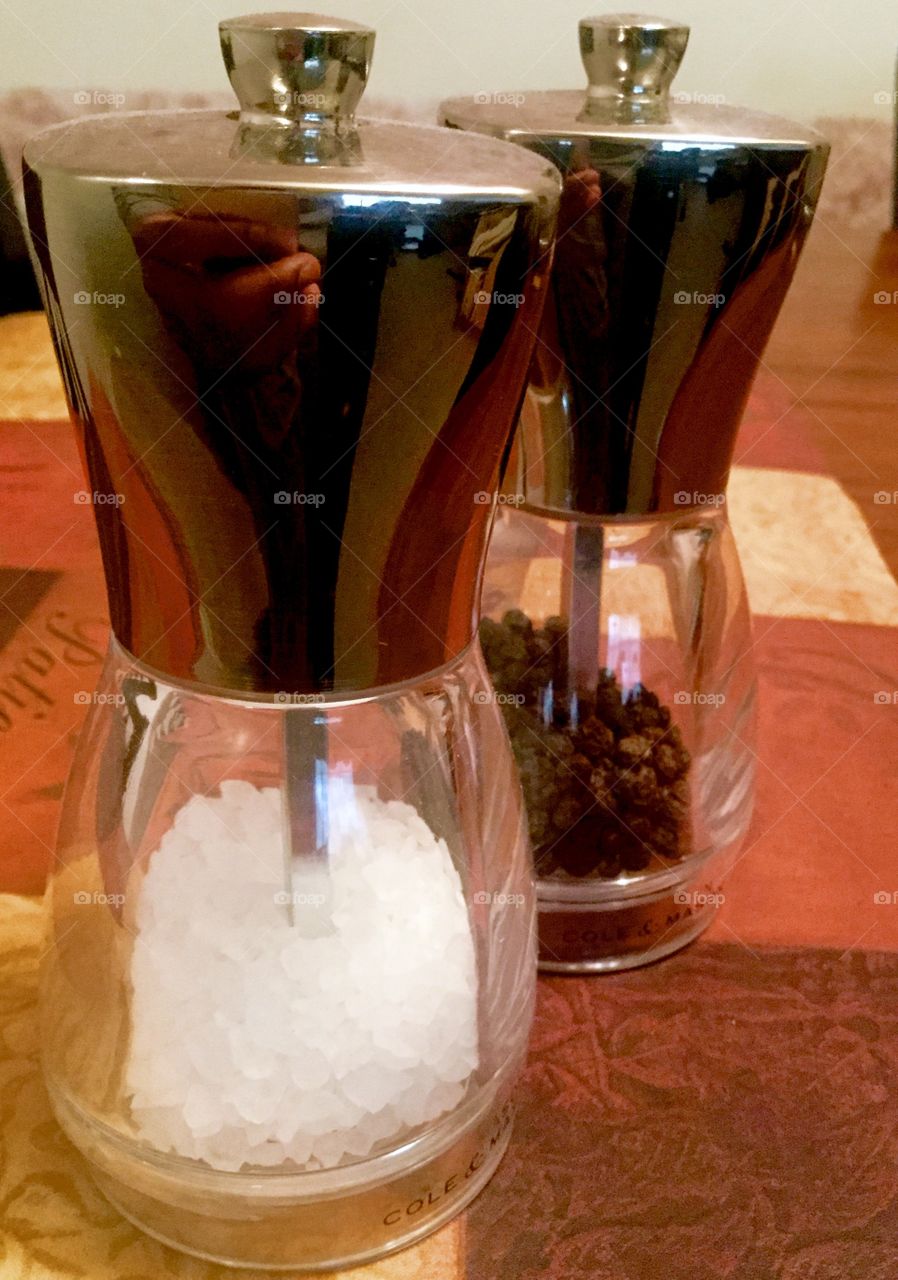 Chrome Salt and Pepper