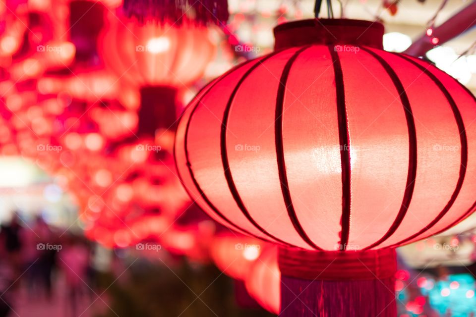 Red Chinese lanterns 