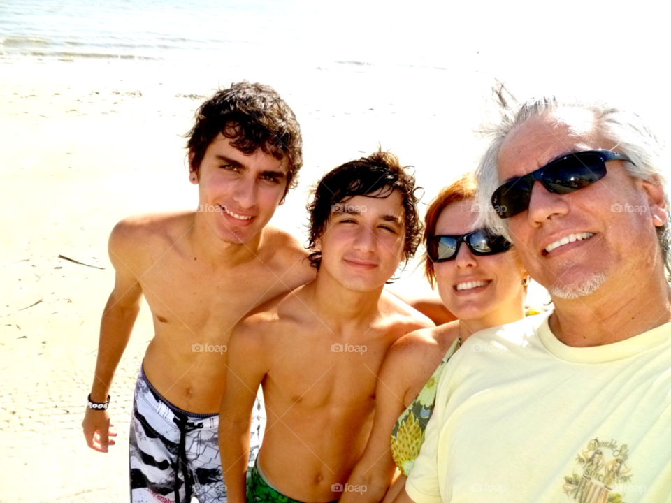 beach happy family mother by jmsilva59