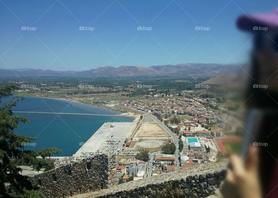 Nafplion bay, Peloponnese Greece