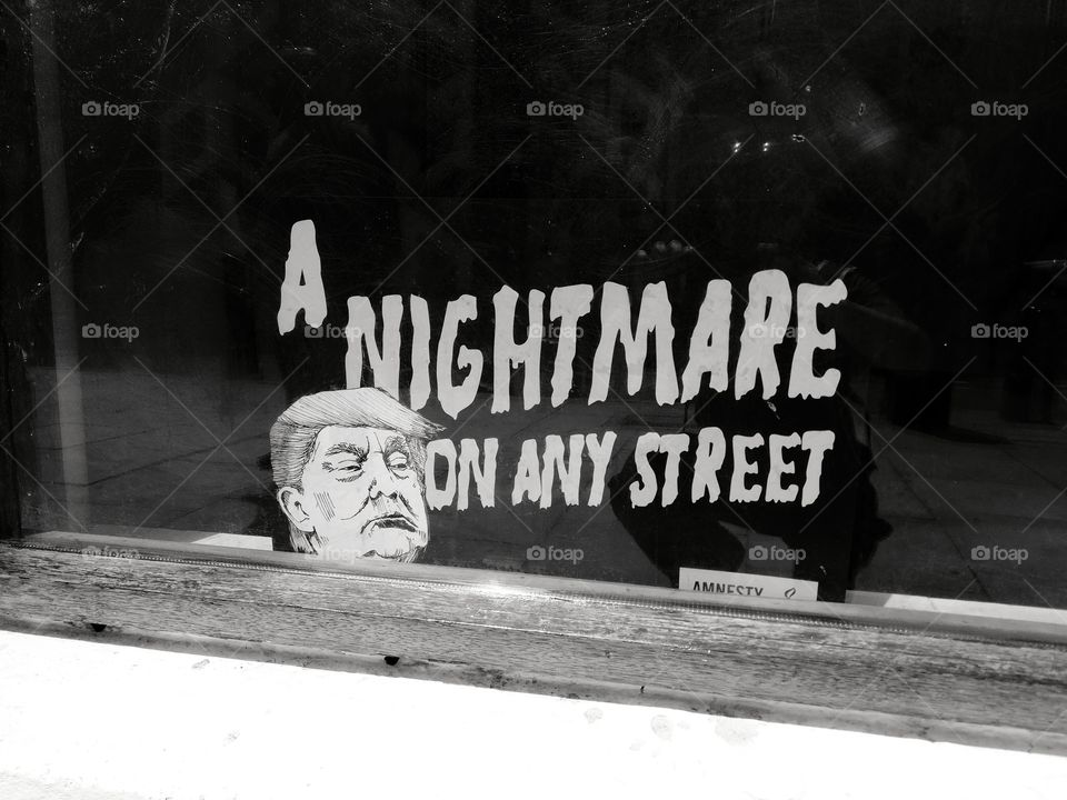 Donald Trump street art