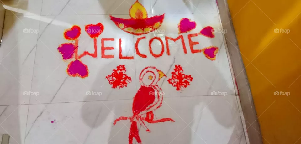 Welcome Rangoli