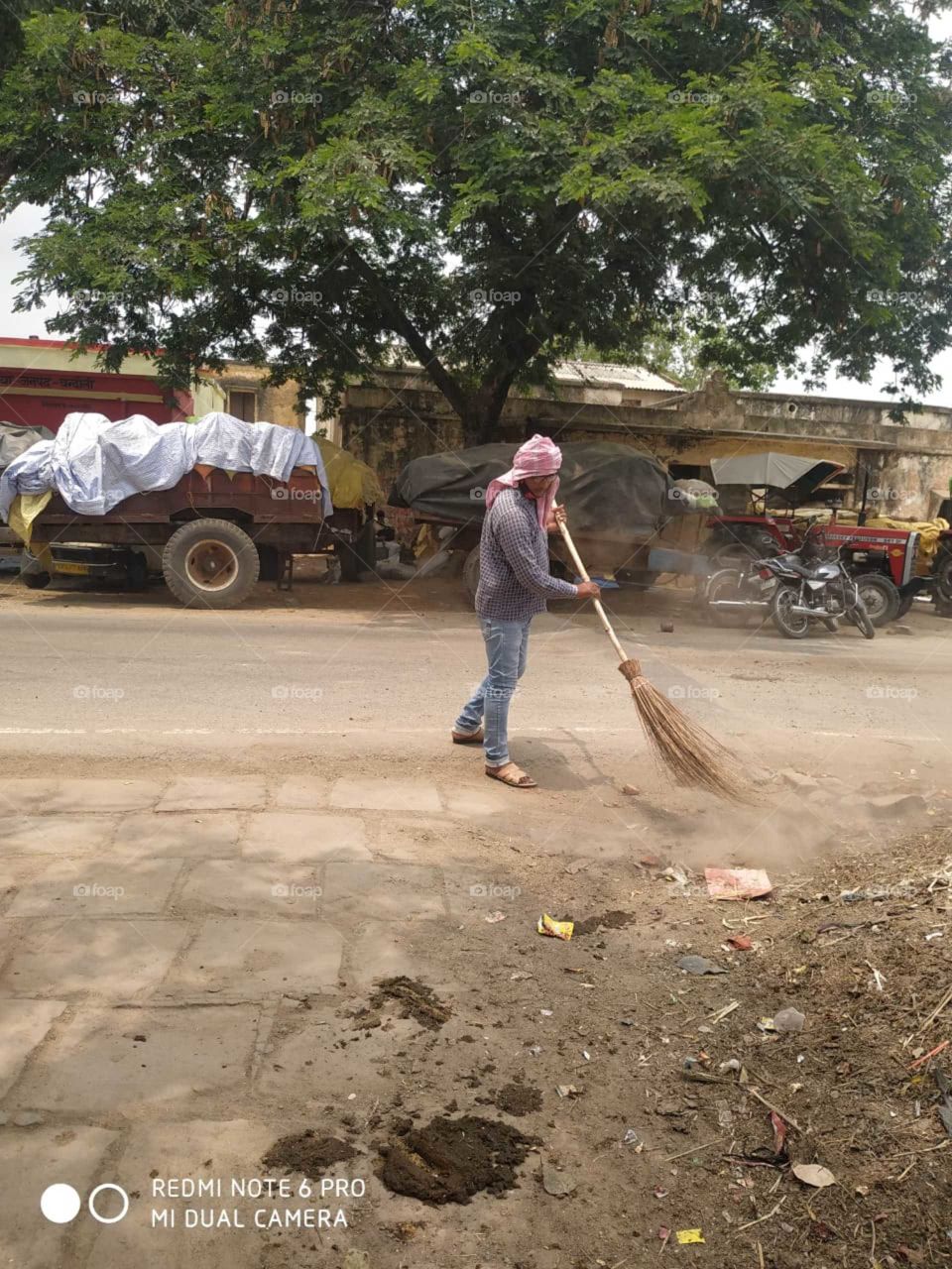 Field Work Cleanliness UP India