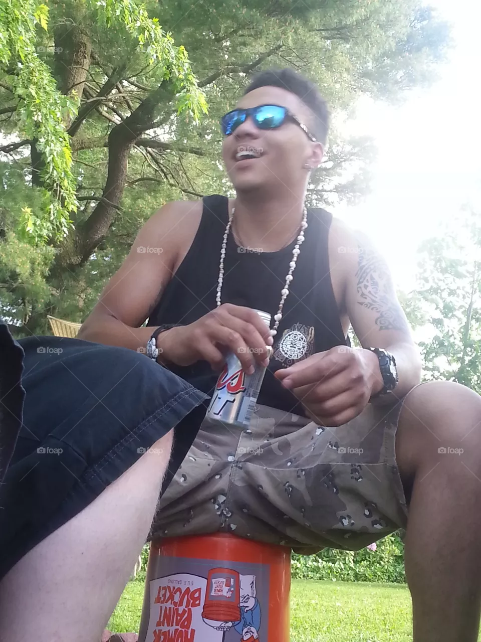 Man, People, Outdoors, Summer, Festival