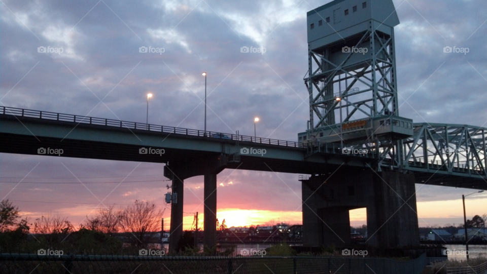 sunset bridge wilmington nc by jmaidment