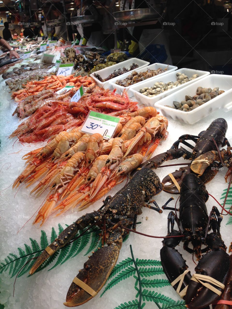 Seafood Mercado de la Boqueria