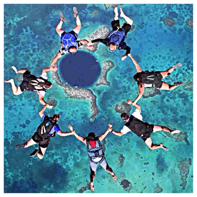 Sky diving 