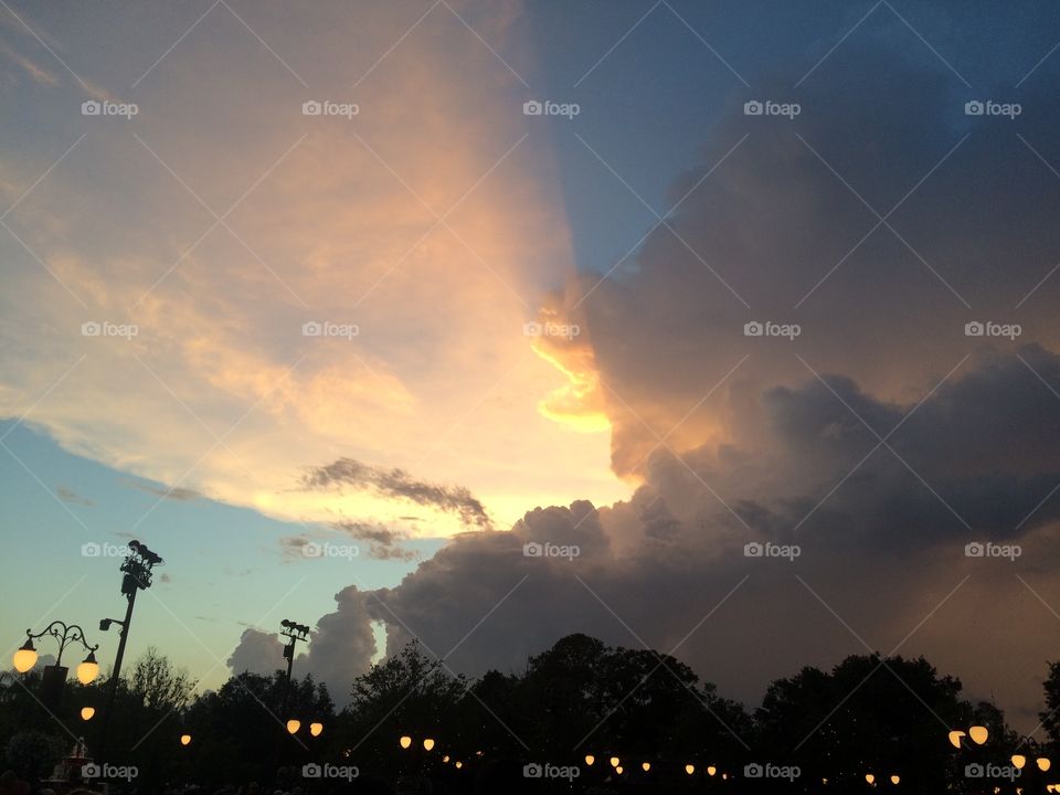 Interesting Light and Cloud Combination