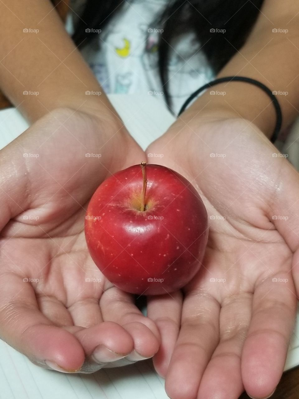 tiny red apple