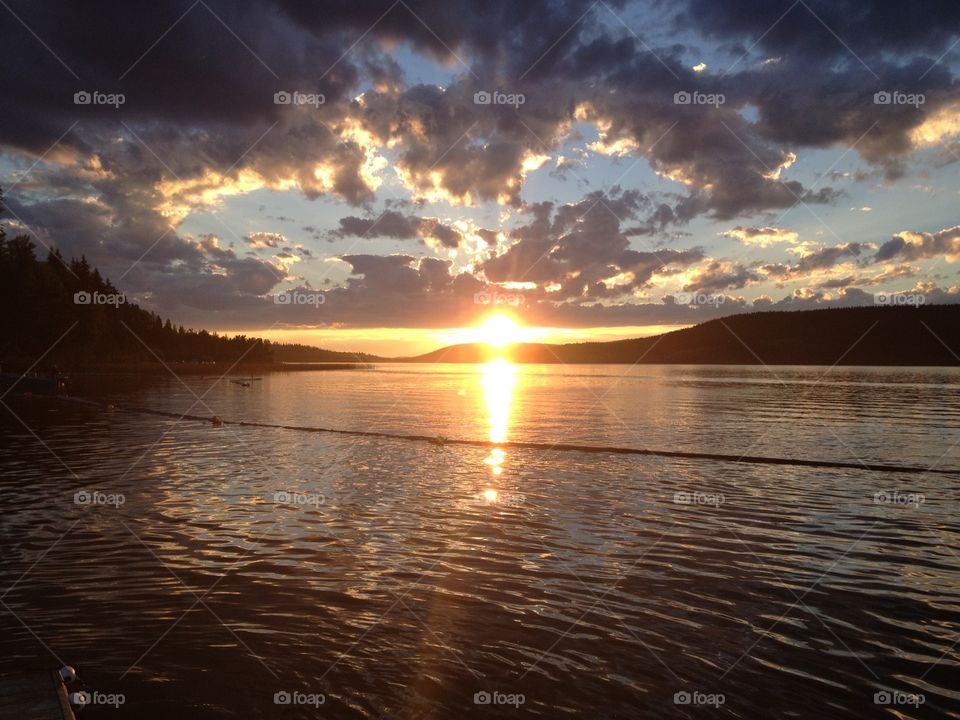 Sunset Horse Lake, BC