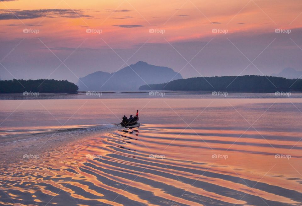 Someday in the morning in Phangnga Thailand 