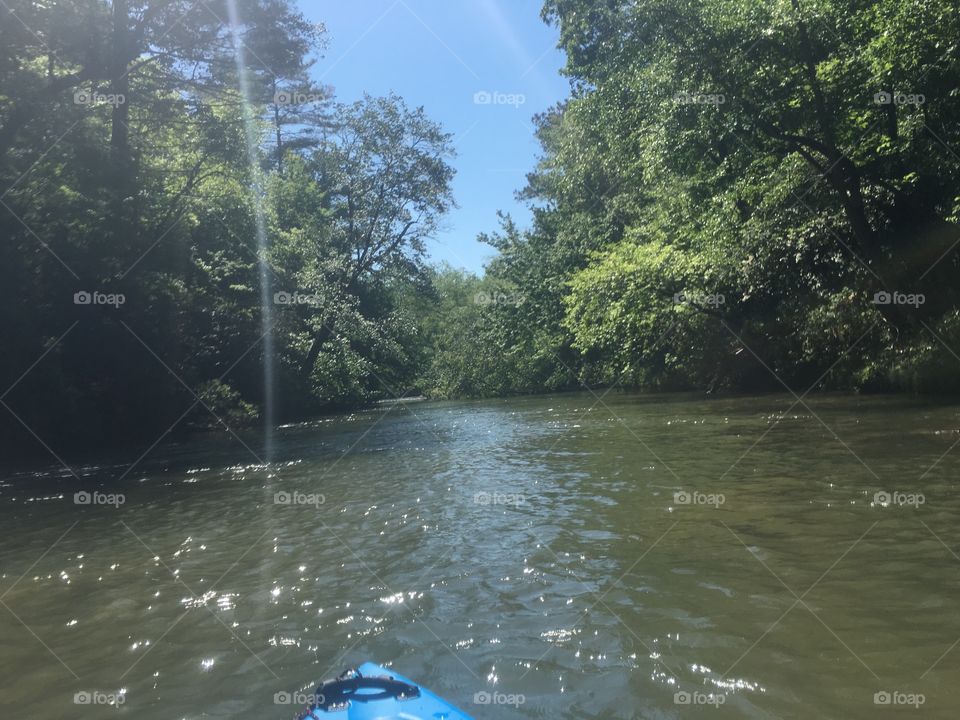 The Cartecay River in north Georgia, a destination for summer adventurers.