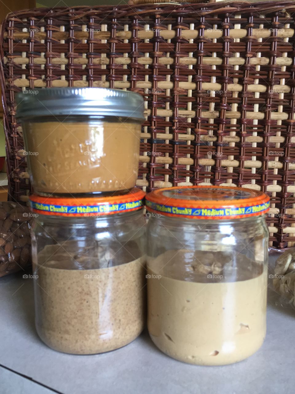 Home jarred nut butters