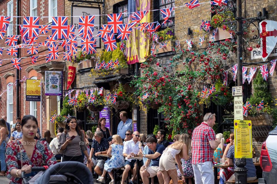 Windsor Berkshire Jubilee celebration.