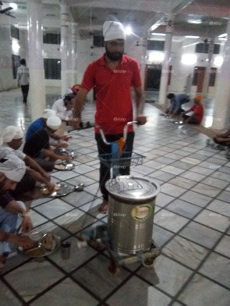THE BEST CUSTOM IN SIKHISM OF FREE KITCHEN KNOWN AS "GURU KA LANGAR" ALWAYS AVAILABLE IN EVERY GURUDUARA SAHAB IN THE WORLD.