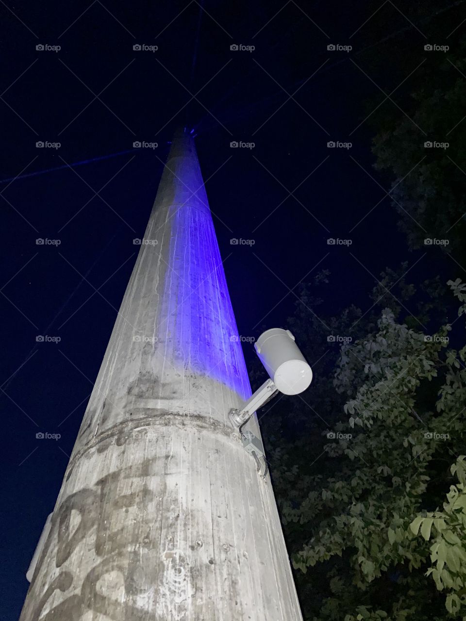 Lightning up The Pile on The bridge 