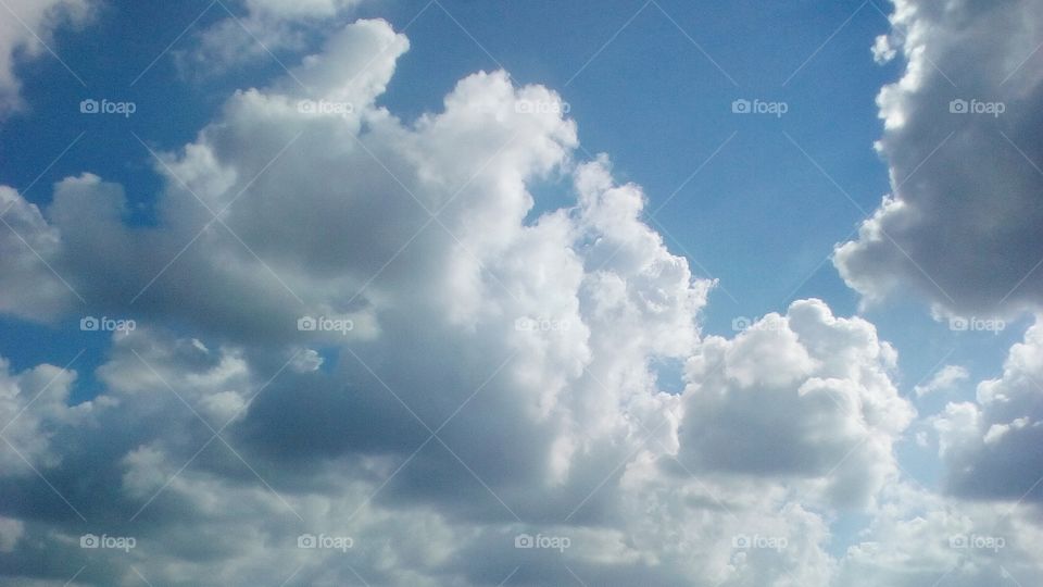 Scenic gorgeous sky in tropical morning