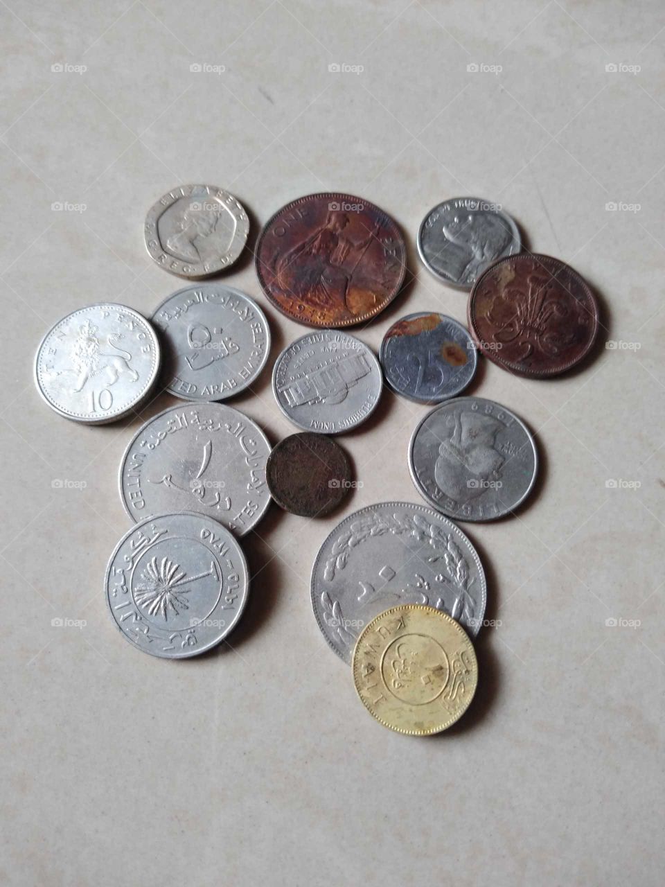 coins of different countries