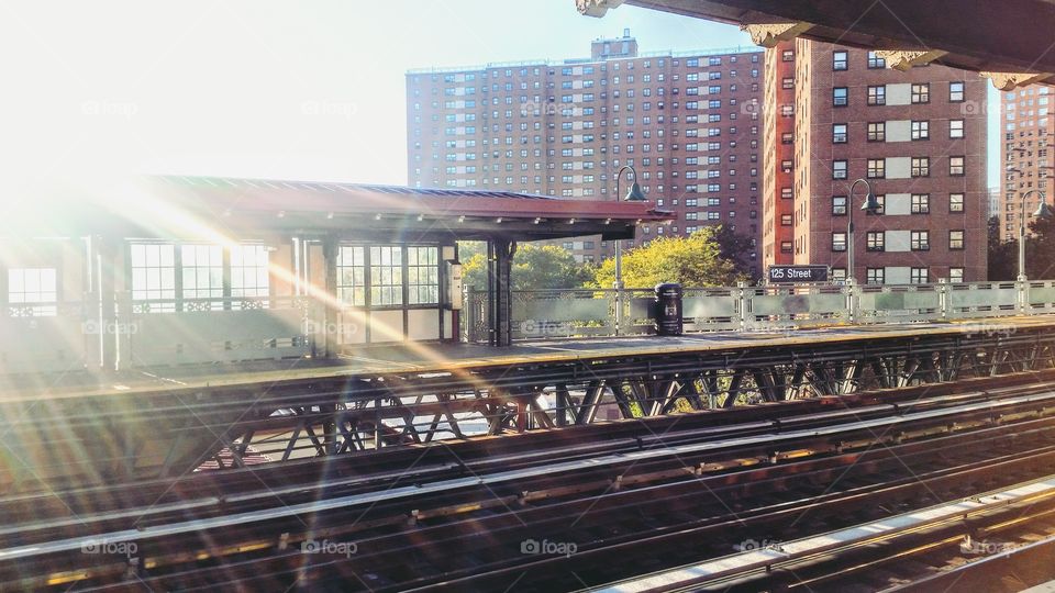Subway station at morning
