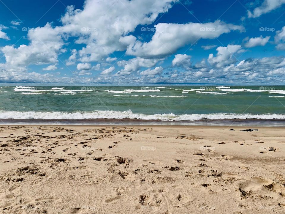 Layers Of Colors At The Beach 