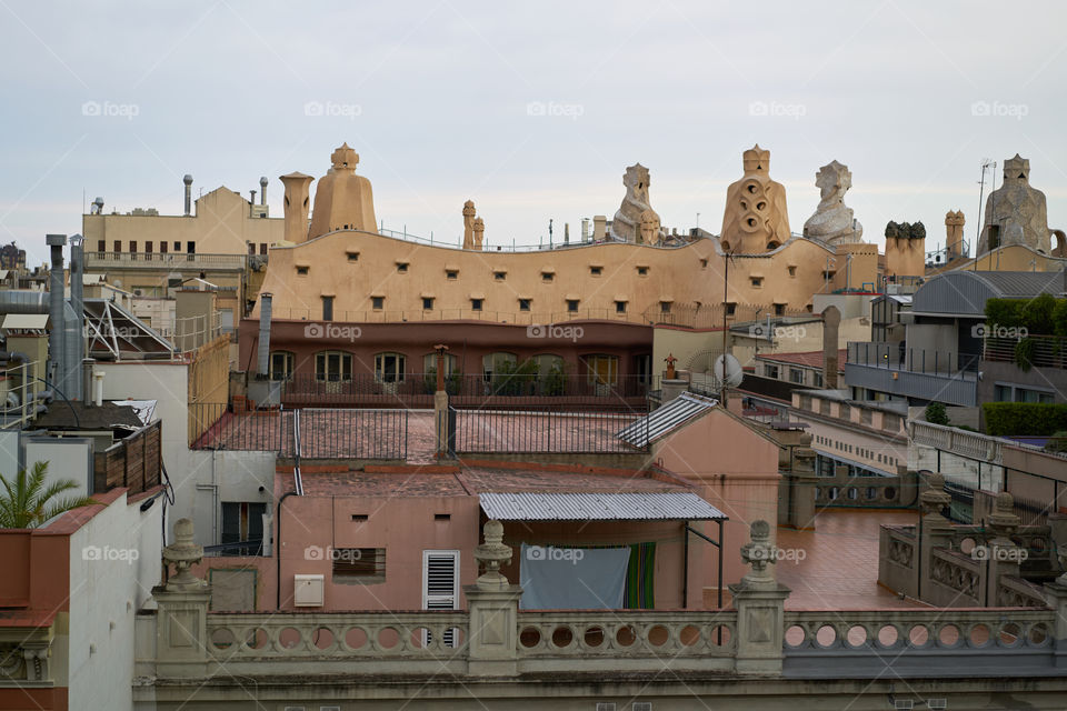 La Pedrera Chimney's