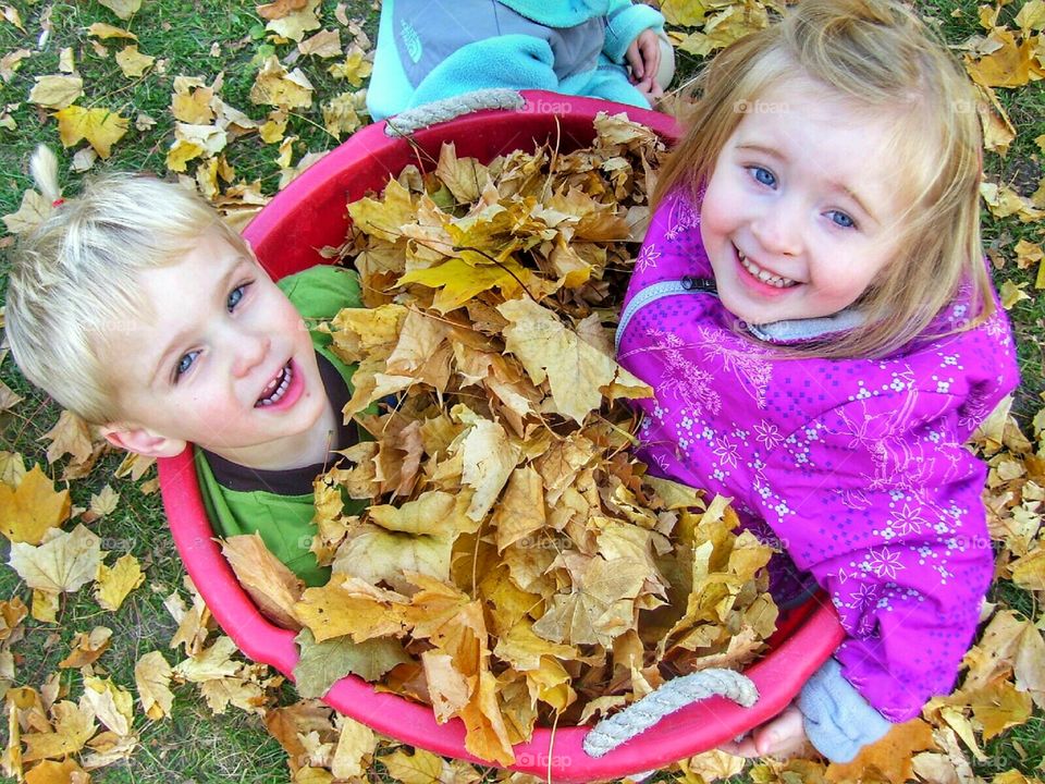 Two Kids in a Bucket