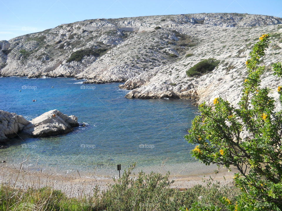 Blue is the hottest color.. amazing beach at an Island.