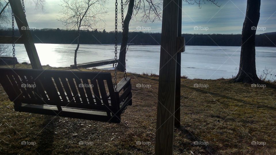 winter on the lake