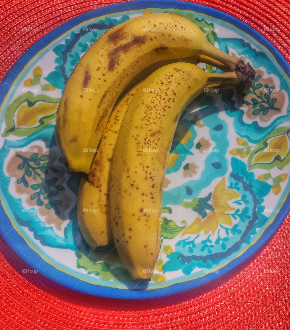 Fruit. Ripe Bananas