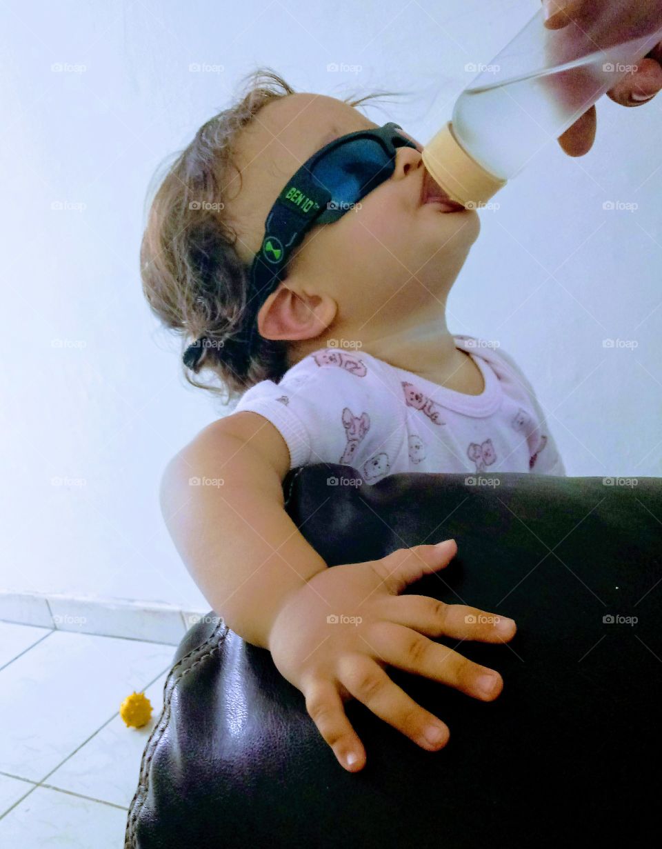 Baby Girl water