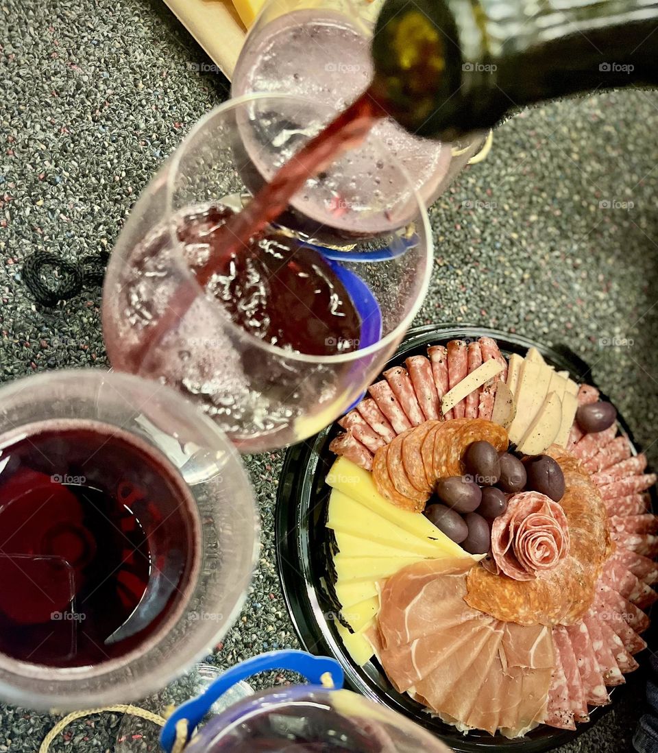 Wine and cheese the best combination 