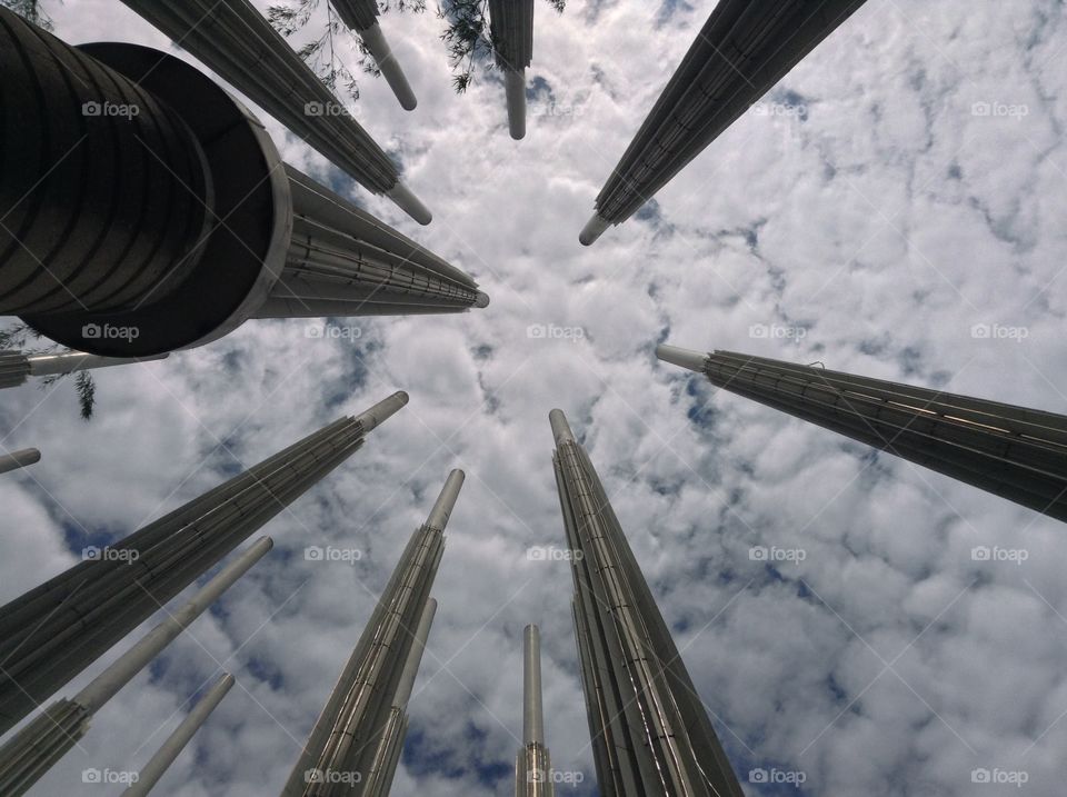 Looking up in medellin