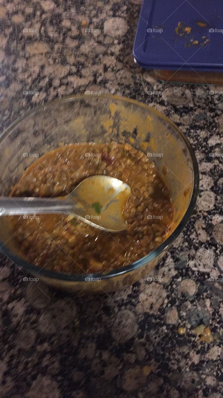 Lentil Soup Curry Food