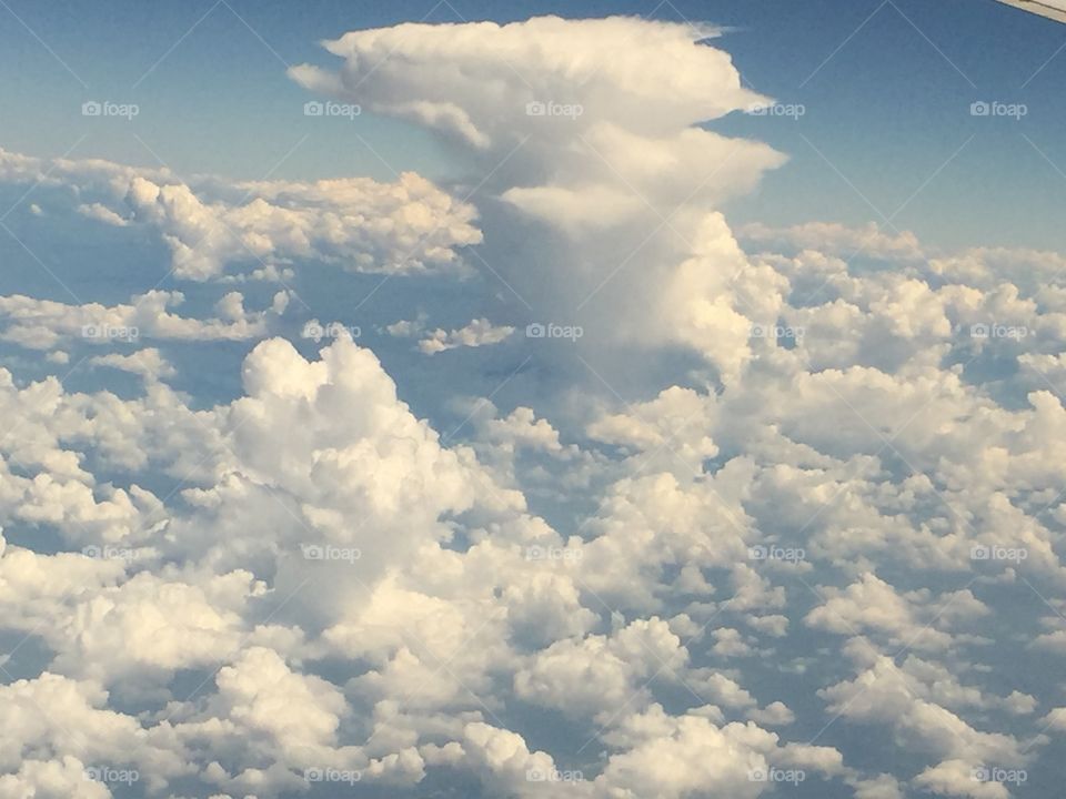 Clouds from a plane 