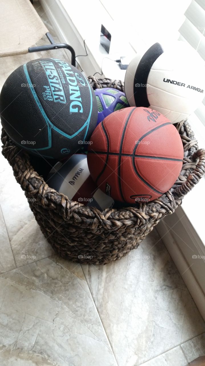basket of balls