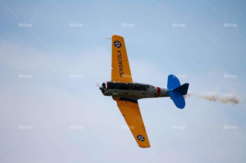 Civil Air Patrol  WWII plane in flight