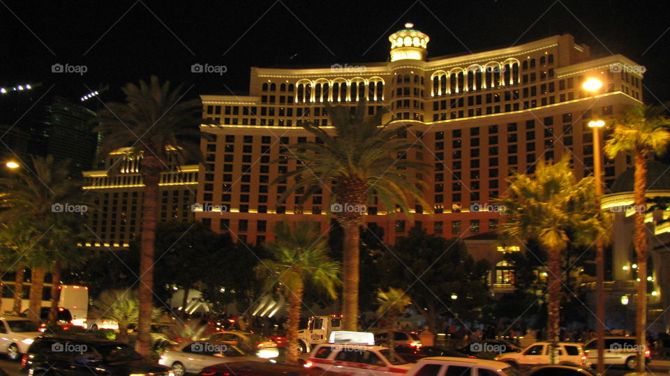 hotel at night light