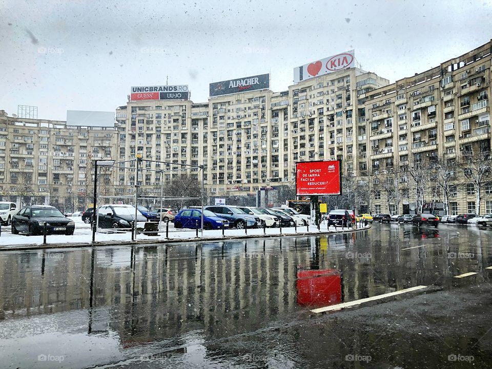 Bucharest winter