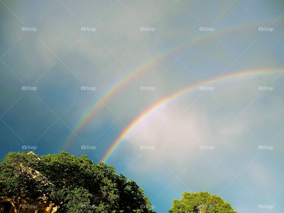 Perfect double rainbow