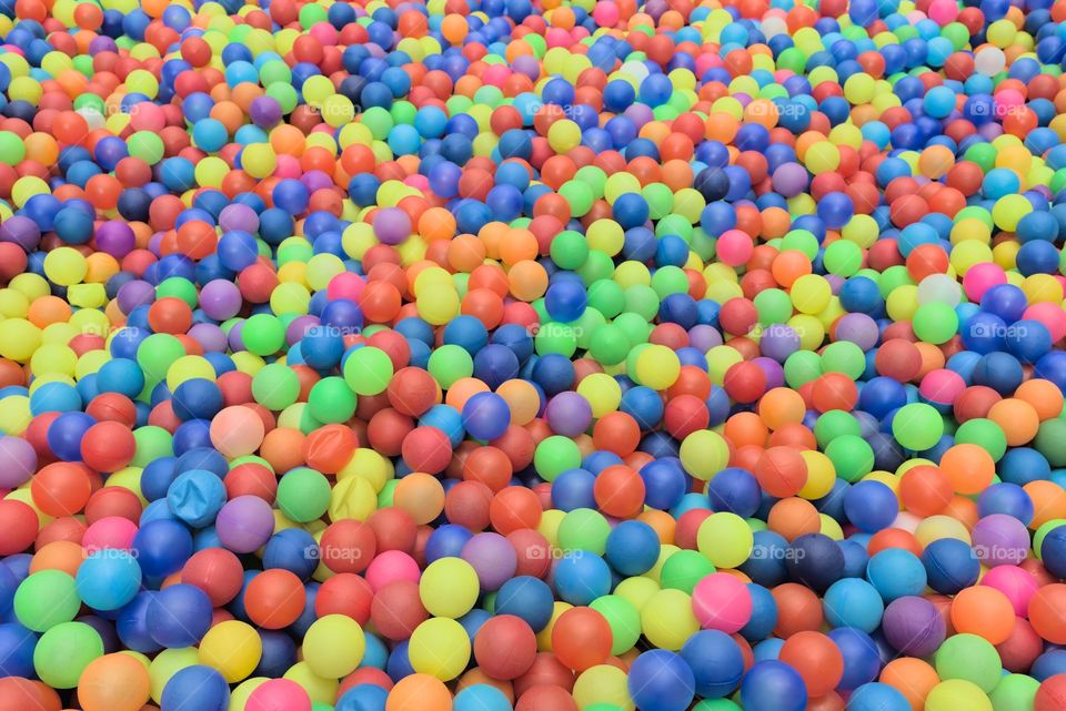 Colored balls. Small multicolor balls.