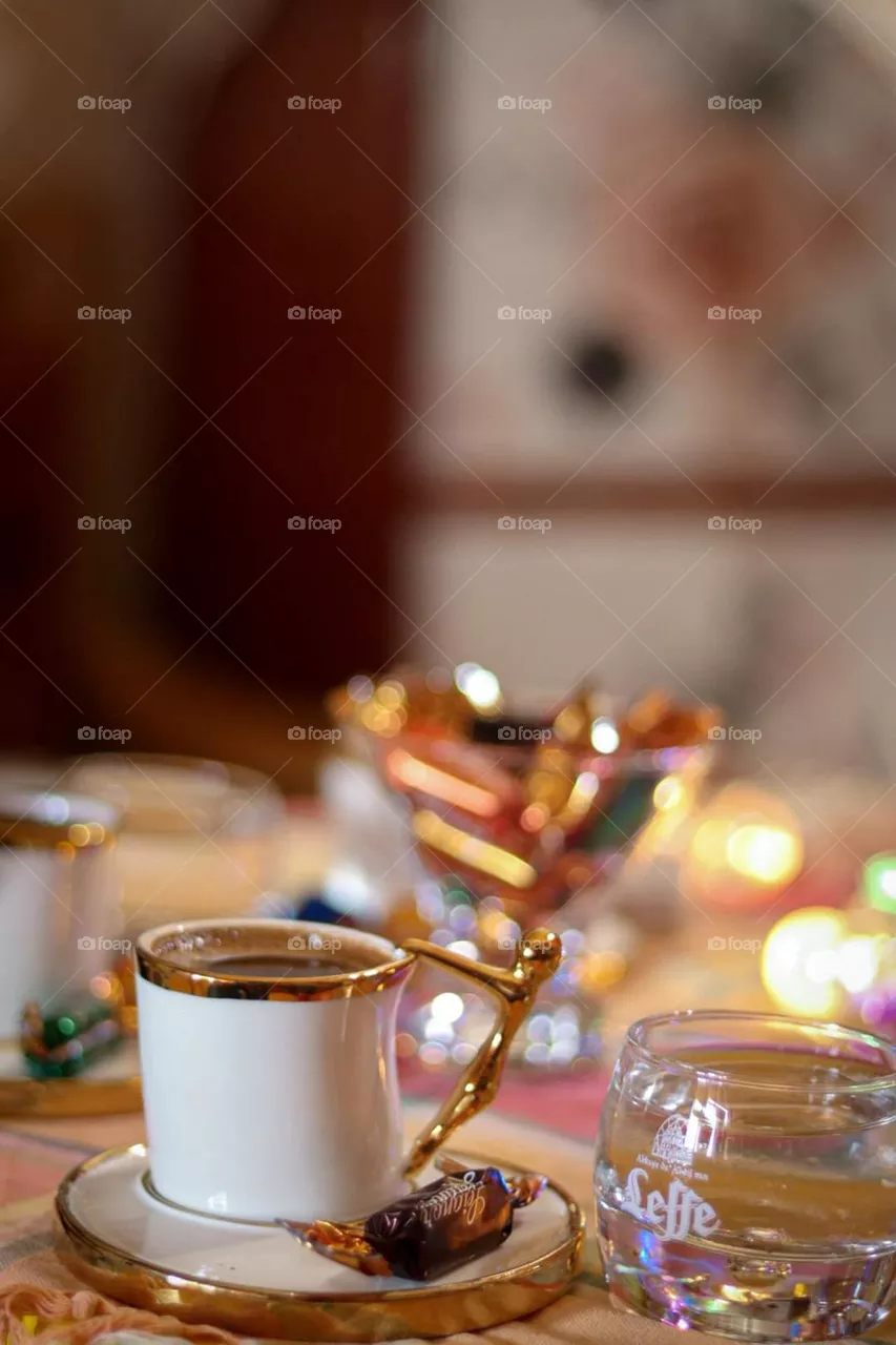 A special cup of Turkish coffee
